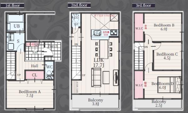 名古屋市中川区尾頭橋２丁目の新築一戸建