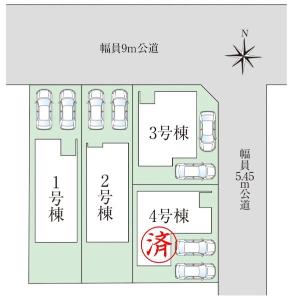 名古屋市北区東味鋺３丁目の新築一戸建