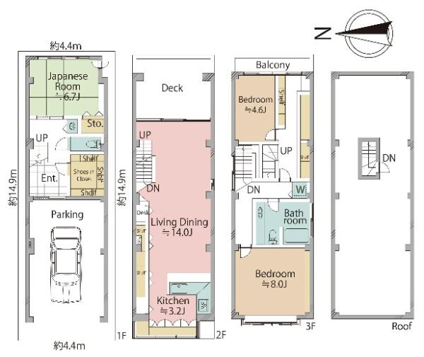 京都市北区小山初音町の中古一戸建