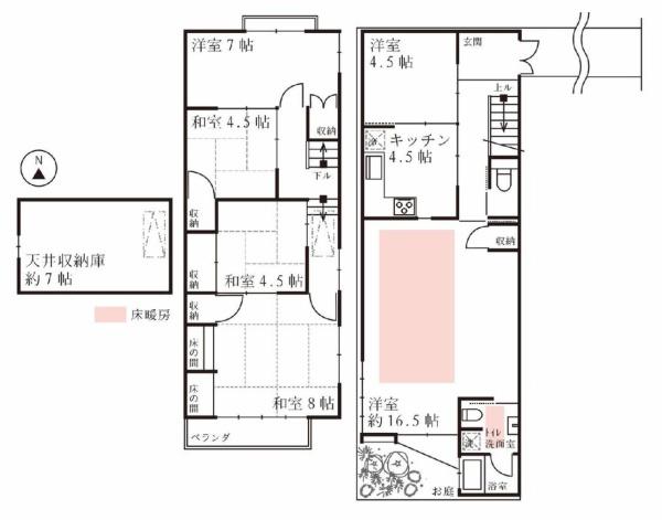 京都市上京区裏門通出水上る白銀町の中古テラスハウス