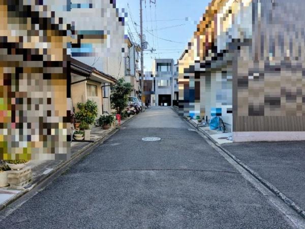 京都市中京区壬生上大竹町の中古一戸建て(前面道路含む現地写真)