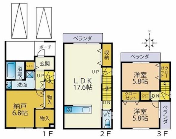 京都市上京区仁和寺街道六軒町西入四番町の中古一戸建て