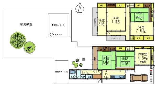 吉文字町　作業場付き京町家