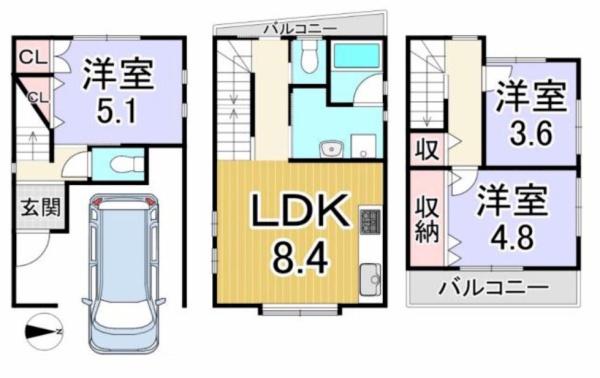 京都市上京区五辻通千本東入西五辻東町の中古一戸建