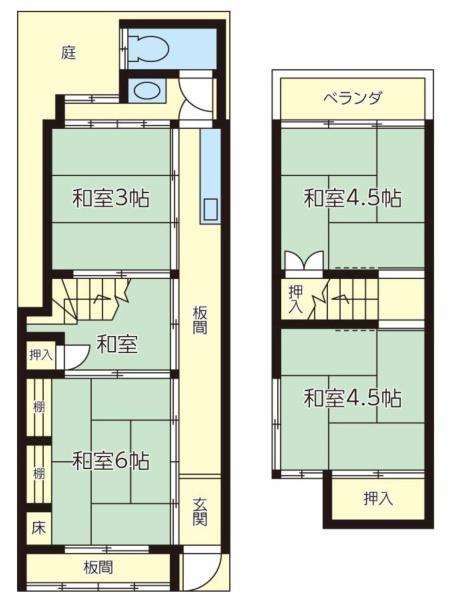 京都市上京区浄福寺通一条下る東西俵屋町の中古一戸建