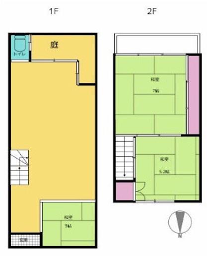 京都市上京区浄福寺通下立売下る中務町の中古テラスハウス