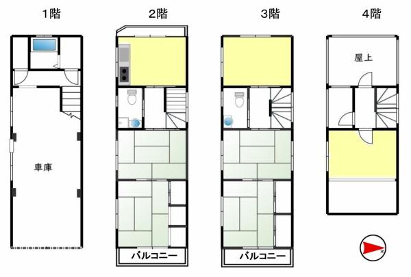 京都市下京区上五条町の中古一戸建て