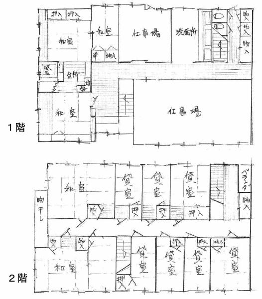 京都市北区紫野上御所田町の店舗付住宅