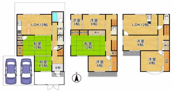 京都市上京区芦山寺通大宮西入２丁目中社町の中古一戸建