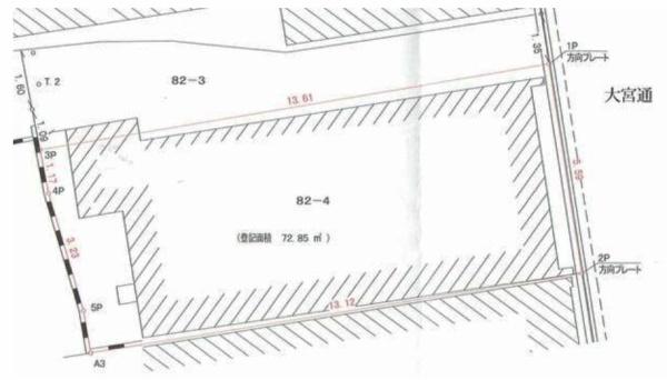 京都市上京区大宮通鞍馬口上る若宮竪町の売土地