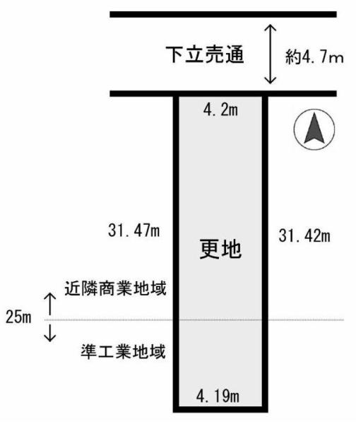 京都市上京区下立売通千本東入田中町の売土地