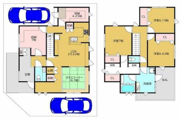京都市下京区梅小路西中町の中古一戸建