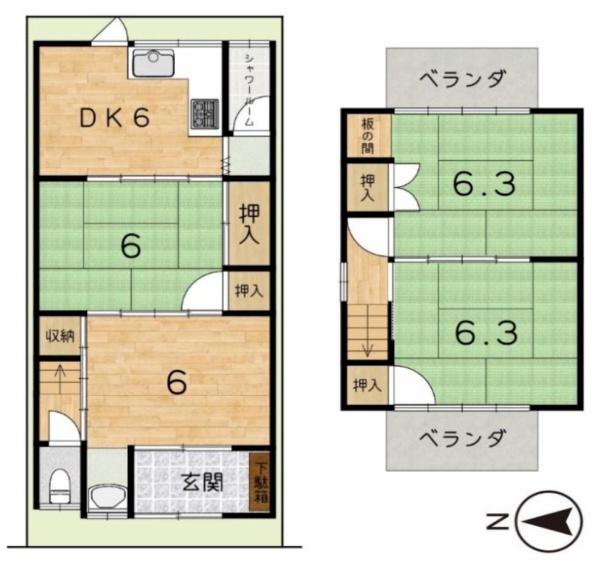 京都市上京区御前通下立売上る３丁目東入三助町の中古一戸建て