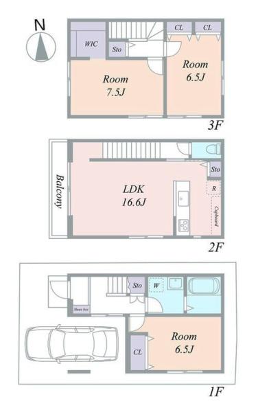 京都市中京区聚楽廻松下町の新築一戸建