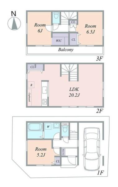 京都市中京区聚楽廻松下町の新築一戸建