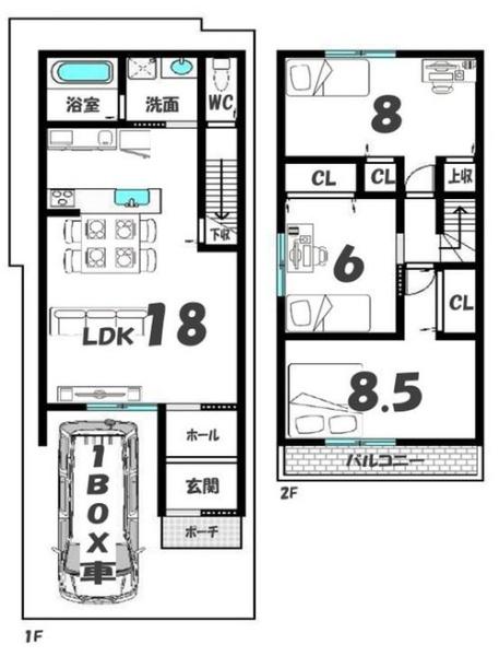 京都市上京区一条通六軒町西入三条殿町の新築一戸建
