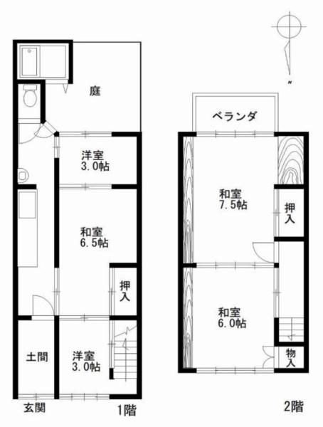 京都市下京区小坂町の中古一戸建て