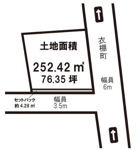 京都市北区小山東大野町の売土地