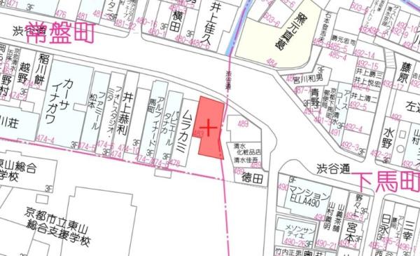 京都市東山区常盤町の土地