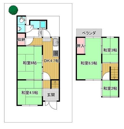 京都市中京区西ノ京西鹿垣町の中古一戸建