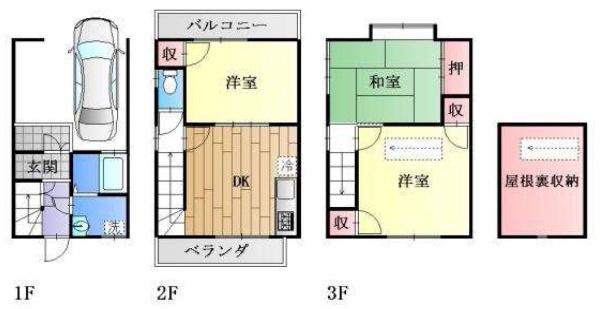 京都市中京区壬生辻町の中古一戸建て