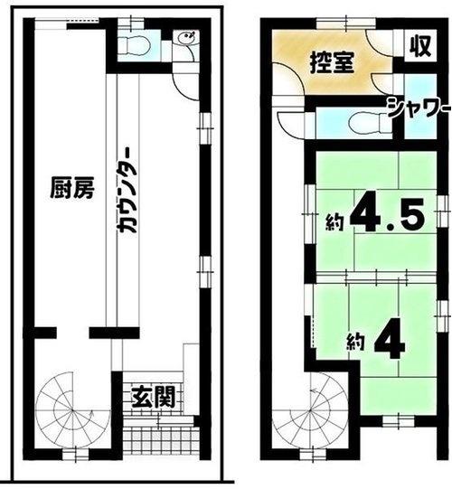 京都市中京区聚楽廻東町の店舗