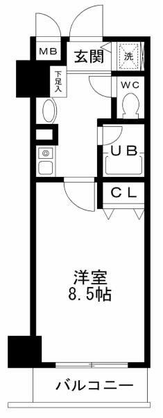 ランドマークシティ京都烏丸五条(間取り)