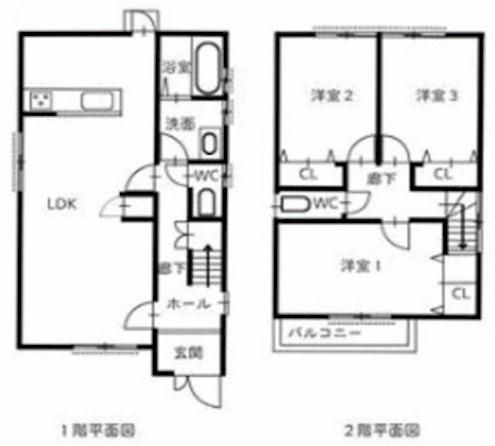 京都市上京区浮田町の新築一戸建(間取り)