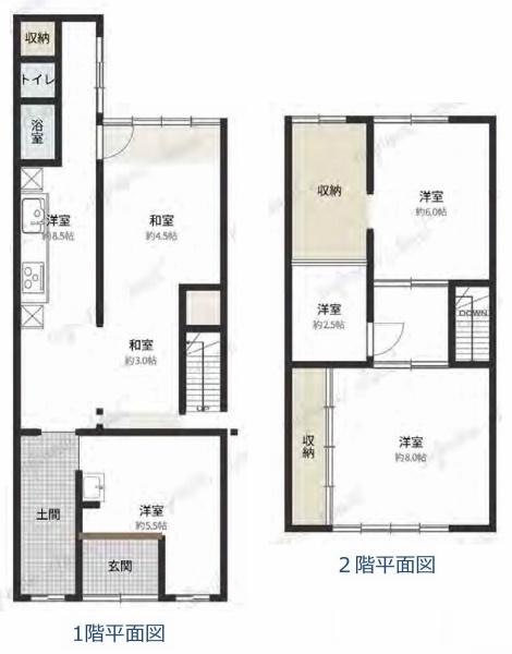 京都市中京区聚楽廻松下町の中古一戸建て