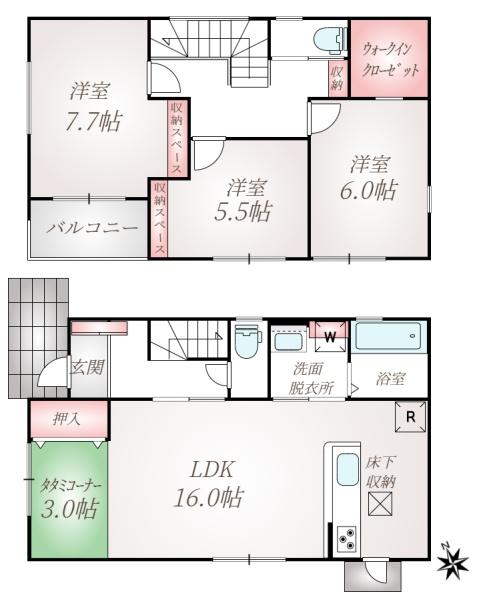 大野城市南ケ丘２丁目の新築一戸建