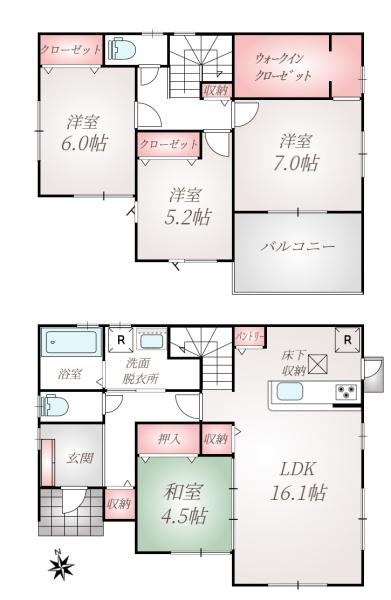 三井郡大刀洗町大字山隈の新築一戸建