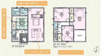 大分市古ケ鶴１丁目の新築一戸建