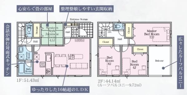 大分市松が丘第1　1号棟