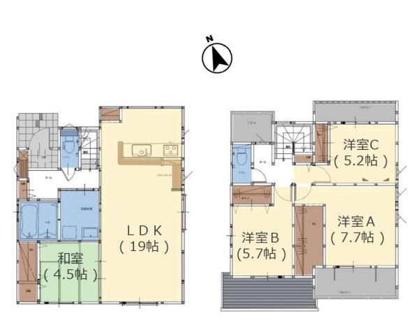 大分市花高松2丁目1期　1号棟