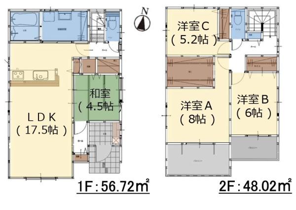 大分市久原北1期　1号棟