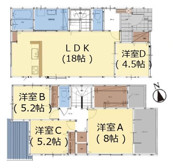 大分市新春日町1丁目1期　1号棟