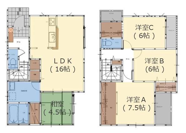 大分市ふじが丘東３丁目の新築一戸建