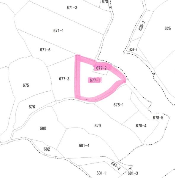 大分市大字木上の土地