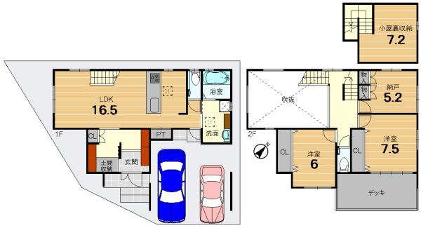 京都市伏見区羽束師古川町の中古一戸建