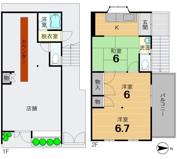 亀岡市三宅町野々神の中古テラスハウス