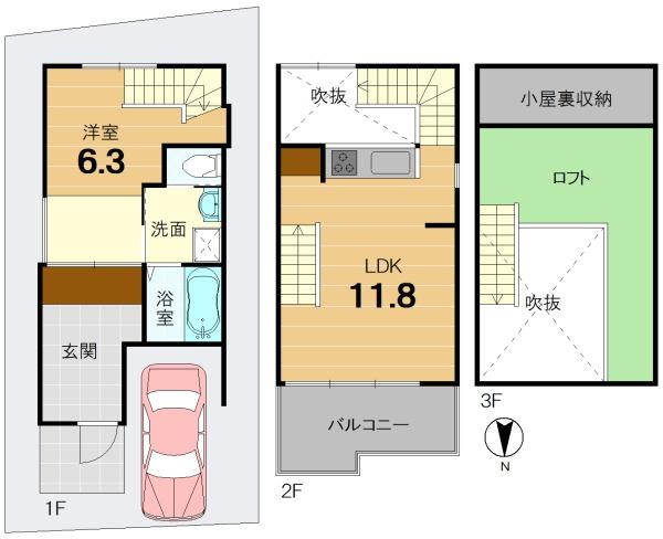 京都市伏見区桃山町丹下の中古一戸建