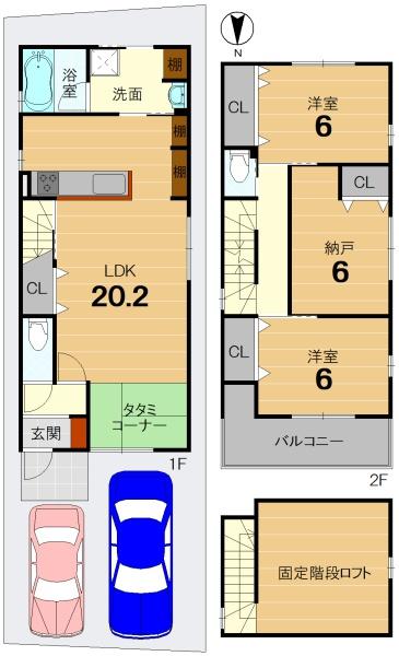 京都市伏見区久我御旅町の新築一戸建