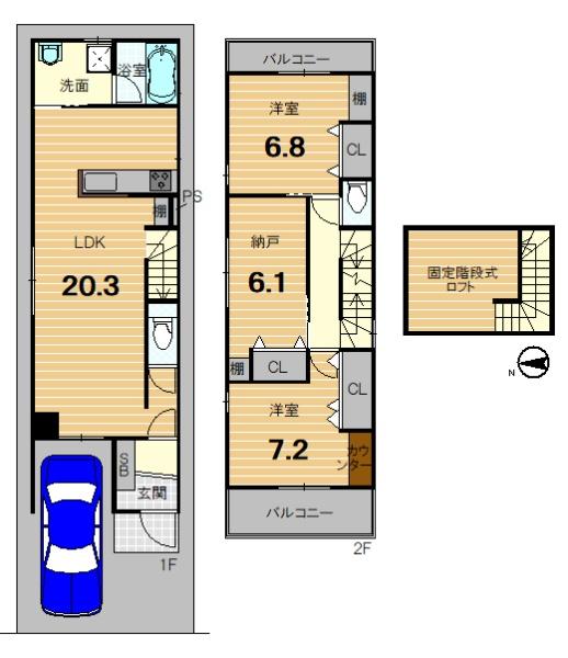 京都市南区西九条唐戸町の新築一戸建