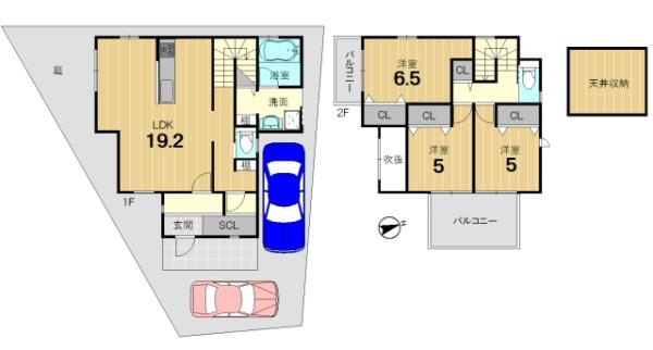 京都市伏見区久我本町の新築一戸建