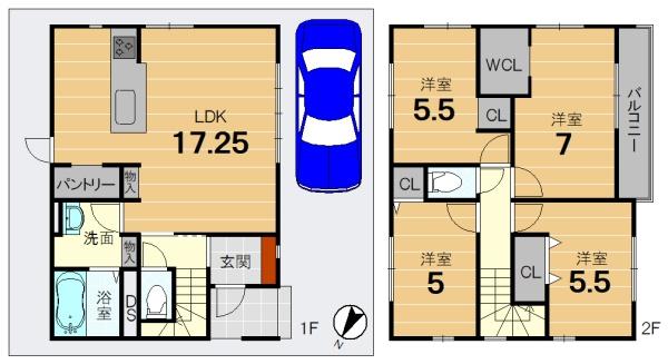 京都市伏見区淀下津町の新築一戸建