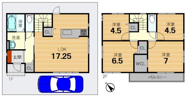 京都市伏見区淀下津町の新築一戸建