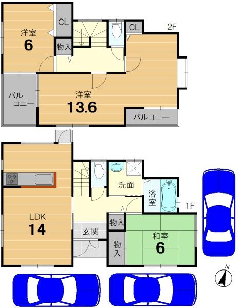 京都市伏見区久我森の宮町の中古一戸建