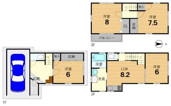 京都市下京区若宮通六条下る若宮町の中古一戸建