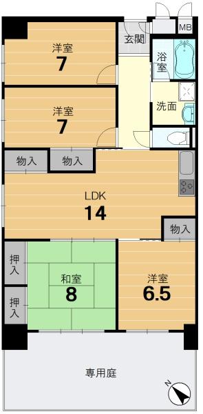桂川ハイツ4号館