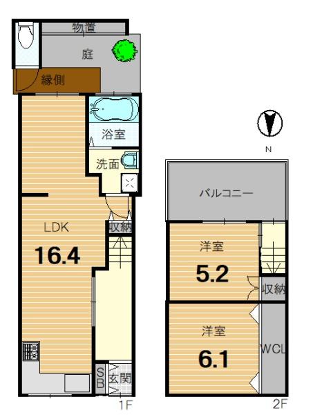 京都市下京区二人司町の中古一戸建